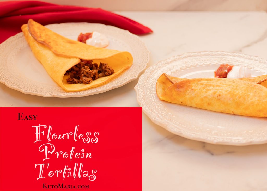 Easy Flourless Protein Tortillas