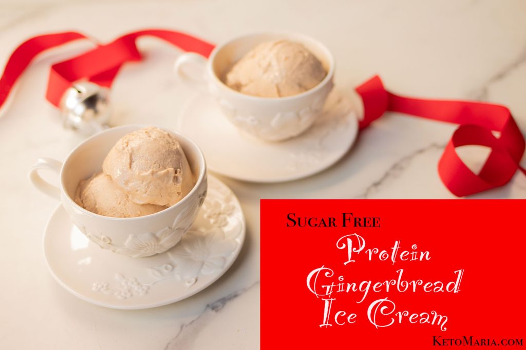 Sugar Free Protein gingerbread Ice Cream