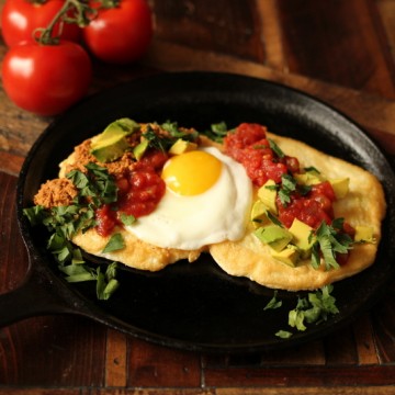 Protein Sparing Tortilla Huevos Rancheros