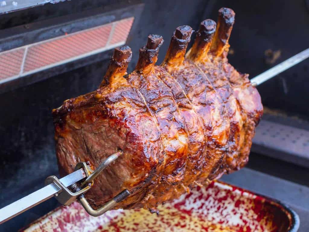 Grilled Prime Rib Roast