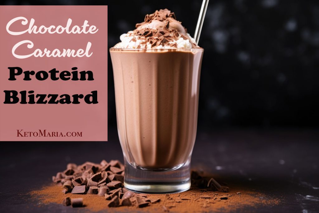 Chocolate Caramel Protein Blizzard