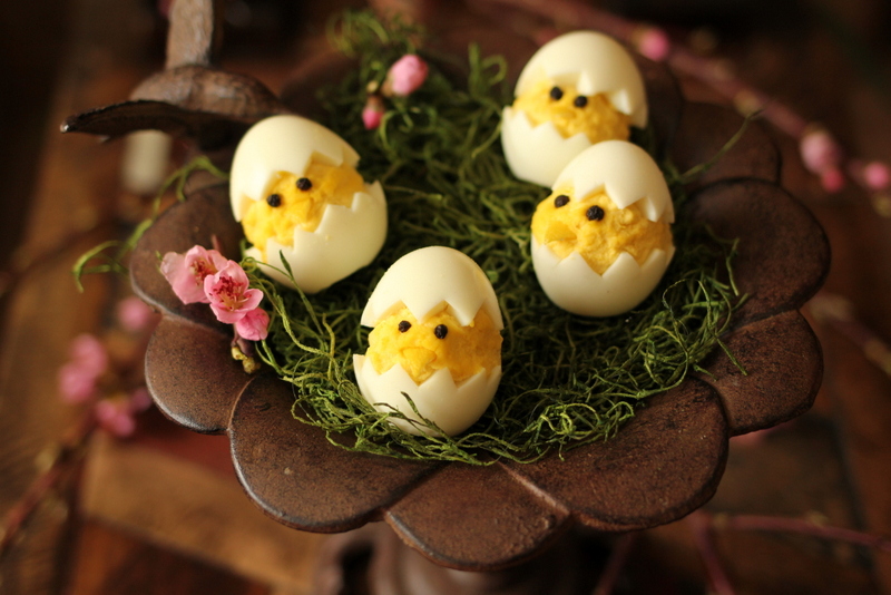 Bunny & Chick Deviled Eggs