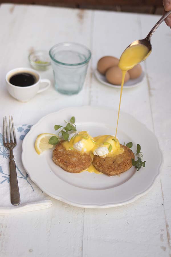 Crab Cakes with Poached Eggs