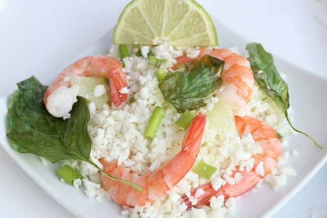 Shrimp with Paleo Lemon Rice