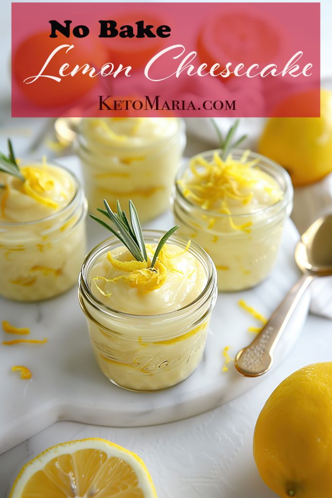 No Bake Lemon Cheesecake