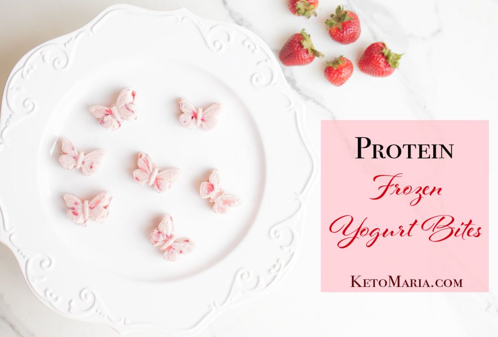 Protein Frozen Yogurt Bites