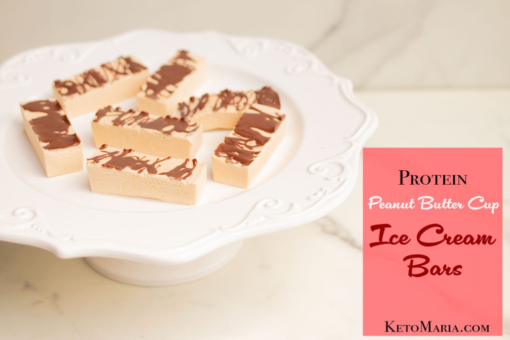 Protein Peanut Butter Cup Ice Cream Bars