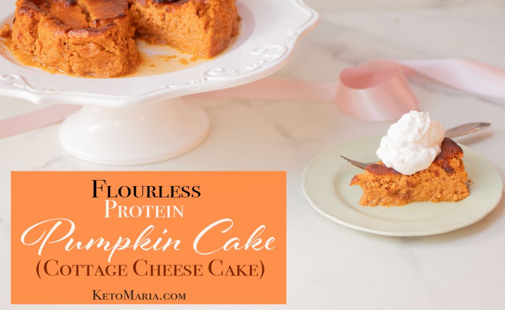 Flourless Protein Pumpkin Cake