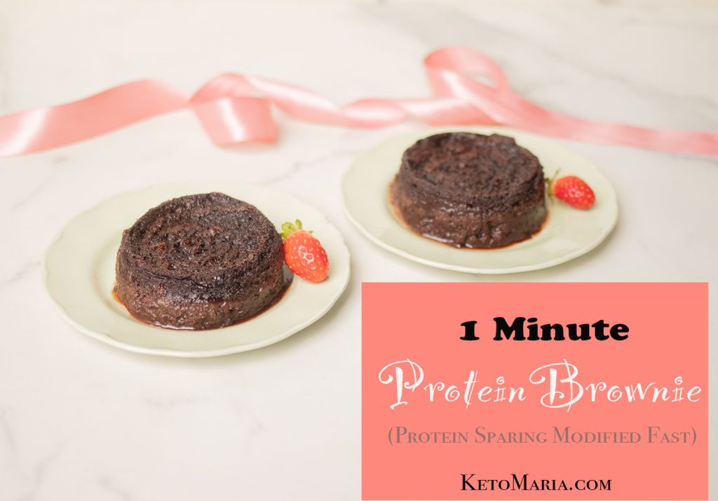 1 Minute Protein Brownie