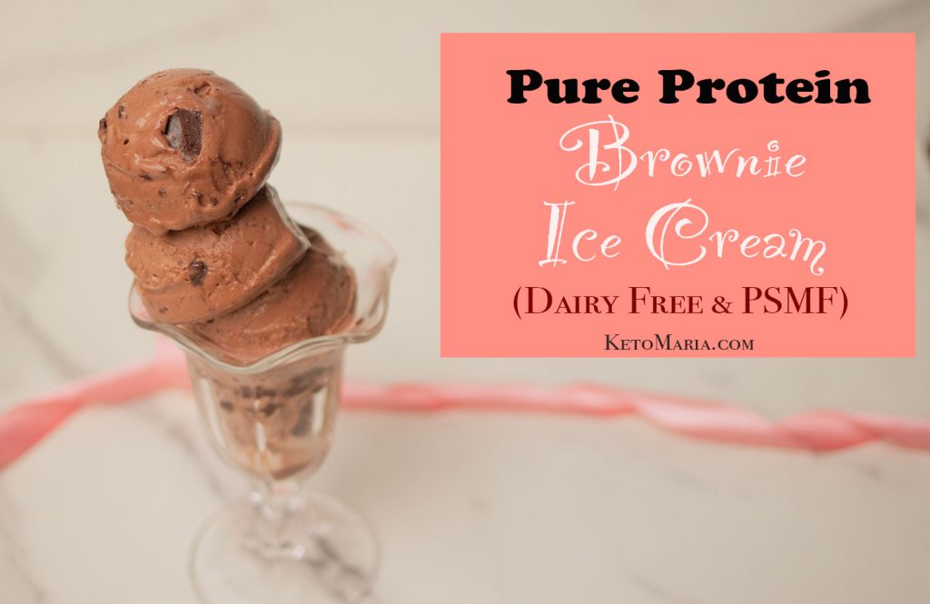 Pure Protein Brownie Ice Cream