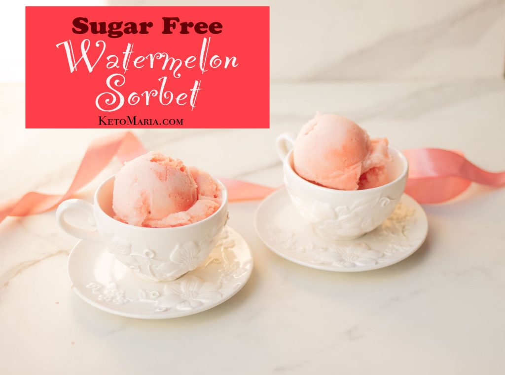 Sugar Free Watermelon Sorbet