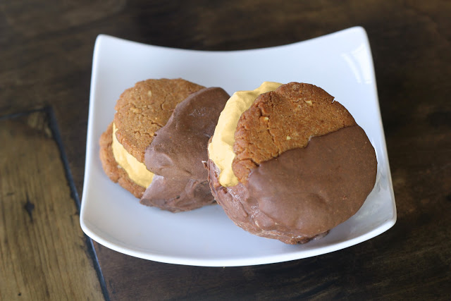 PB and J Ice Cream Sandwiches