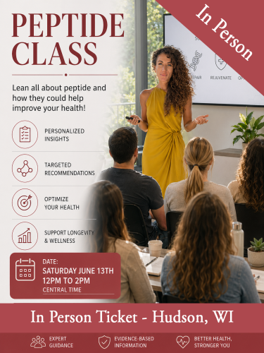 Peptide Class - In Person Ticket