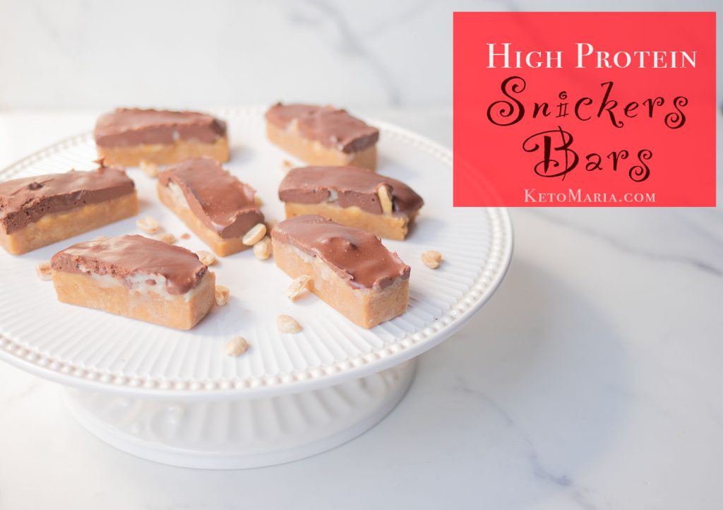 Healthy Protein Snickers Bars