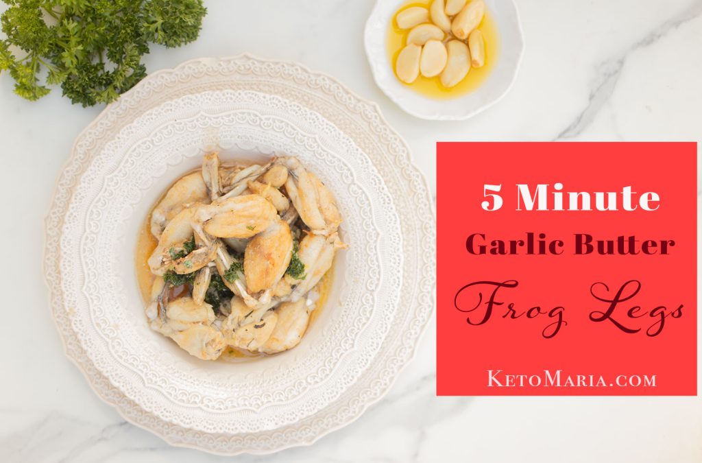 5 Minute Garlic Butter Fried Frog Legs