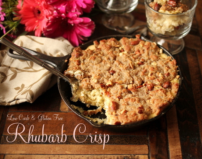 Keto Rhubarb Crisp