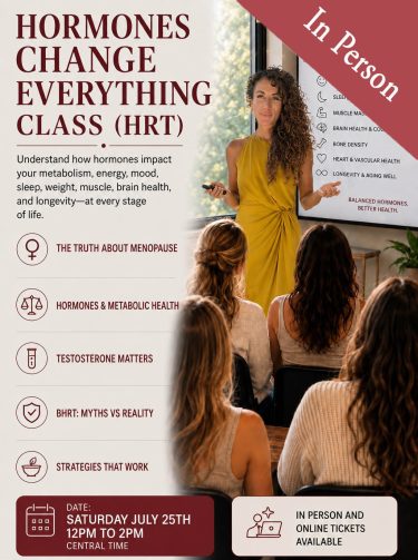 Hormones Change Everything (HRT Class) - In Person Ticket