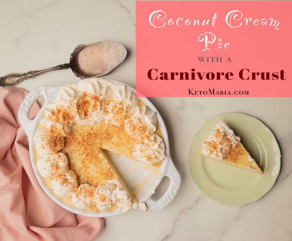 Keto Coconut Cream Pie with Carnivore Crust