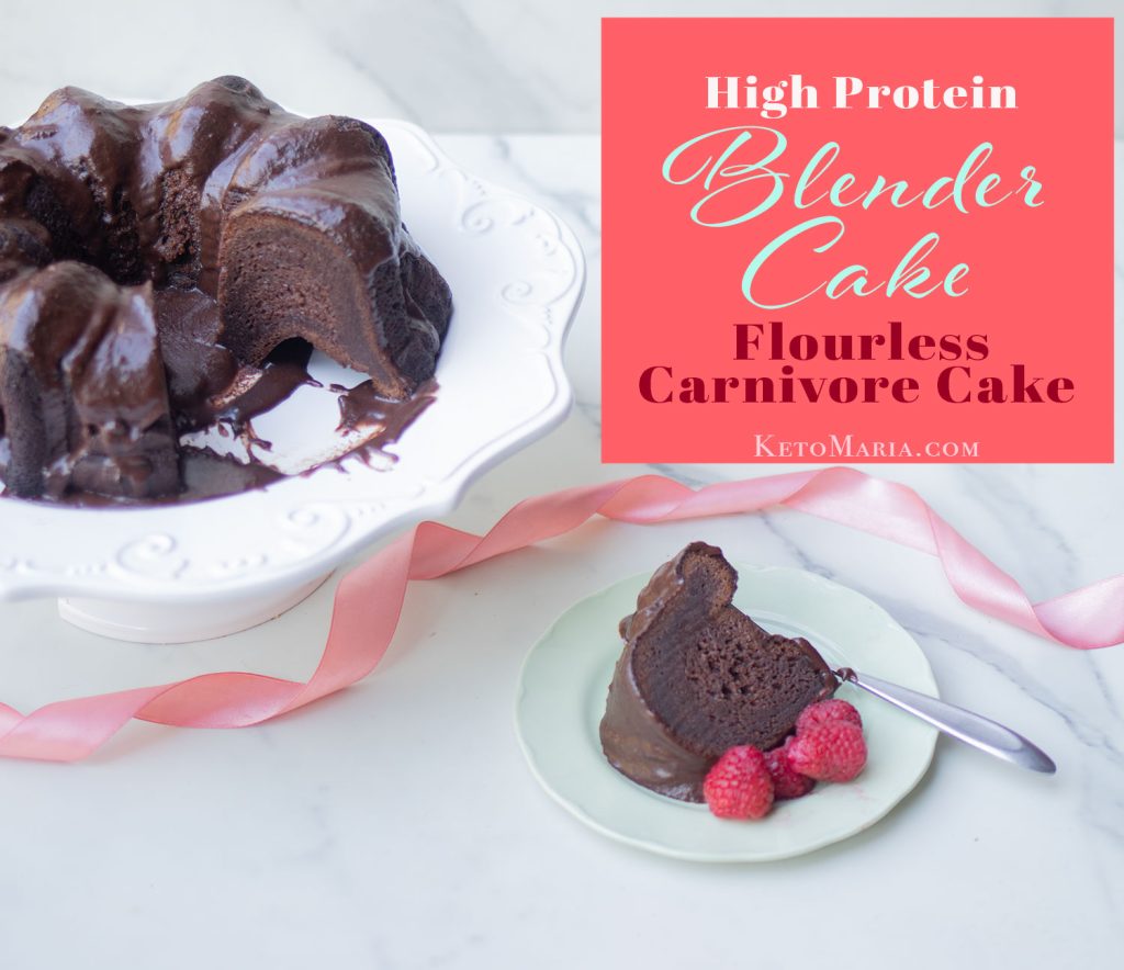 High Protein Blender Cake (Flourless Carnivore Cake)
