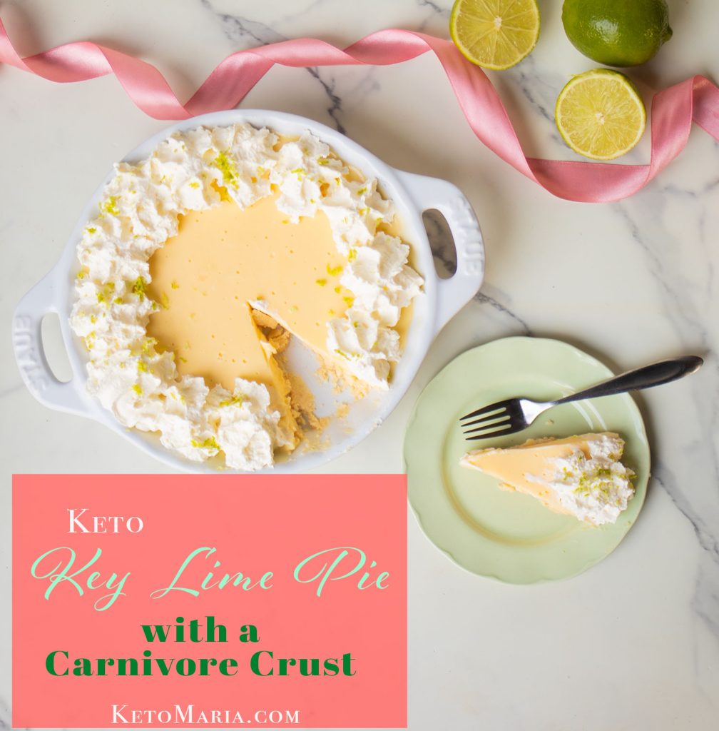 Keto Key Lime Pie with a Carnivore Crust