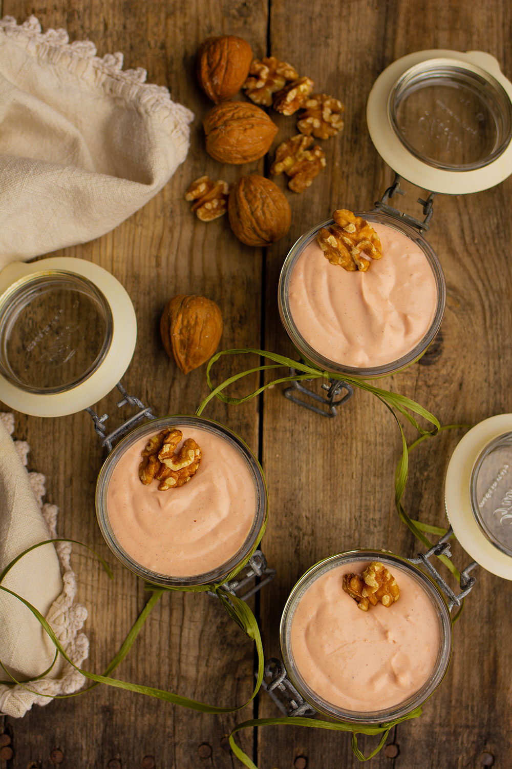 Easy No Bake Pumpkin Delight in Jars